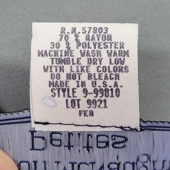 Norton McNaughton Blue Shirt Sleeveless Buttons Blouse NEW $44 Women's 12 Petite - Picture 8 of 8